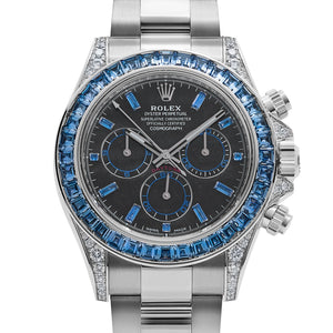 Rolex Daytona 126599TSA White Gold Silver Sheen Obsidian Dial Sapphire Bezel (2025) — foto 4