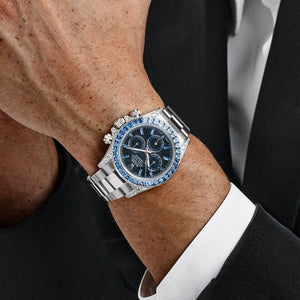 Rolex Daytona 126599TSA White Gold Silver Sheen Obsidian Dial Sapphire Bezel (2025) — foto 3