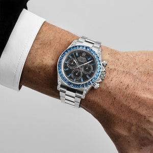 Rolex Daytona 126599TSA White Gold Silver Sheen Obsidian Dial Sapphire Bezel (2025) — foto 2