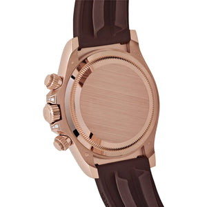 Rolex Daytona 'Giraffe' 126555TBR Rose Gold Chestnut Brown Diamond Dial Diamond Bezel — foto 7