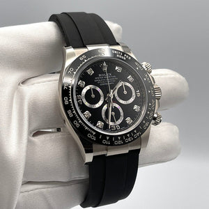 Rolex Daytona 116519LN White Gold Black Diamond Dial — foto 3