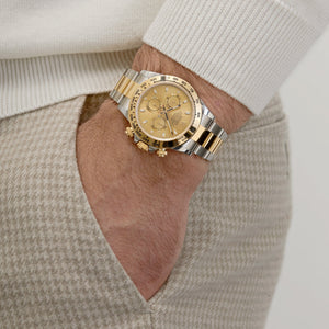 Rolex Daytona 116503 Two-Tone Yellow Gold Stainless Steel Champagne Dial — foto 2