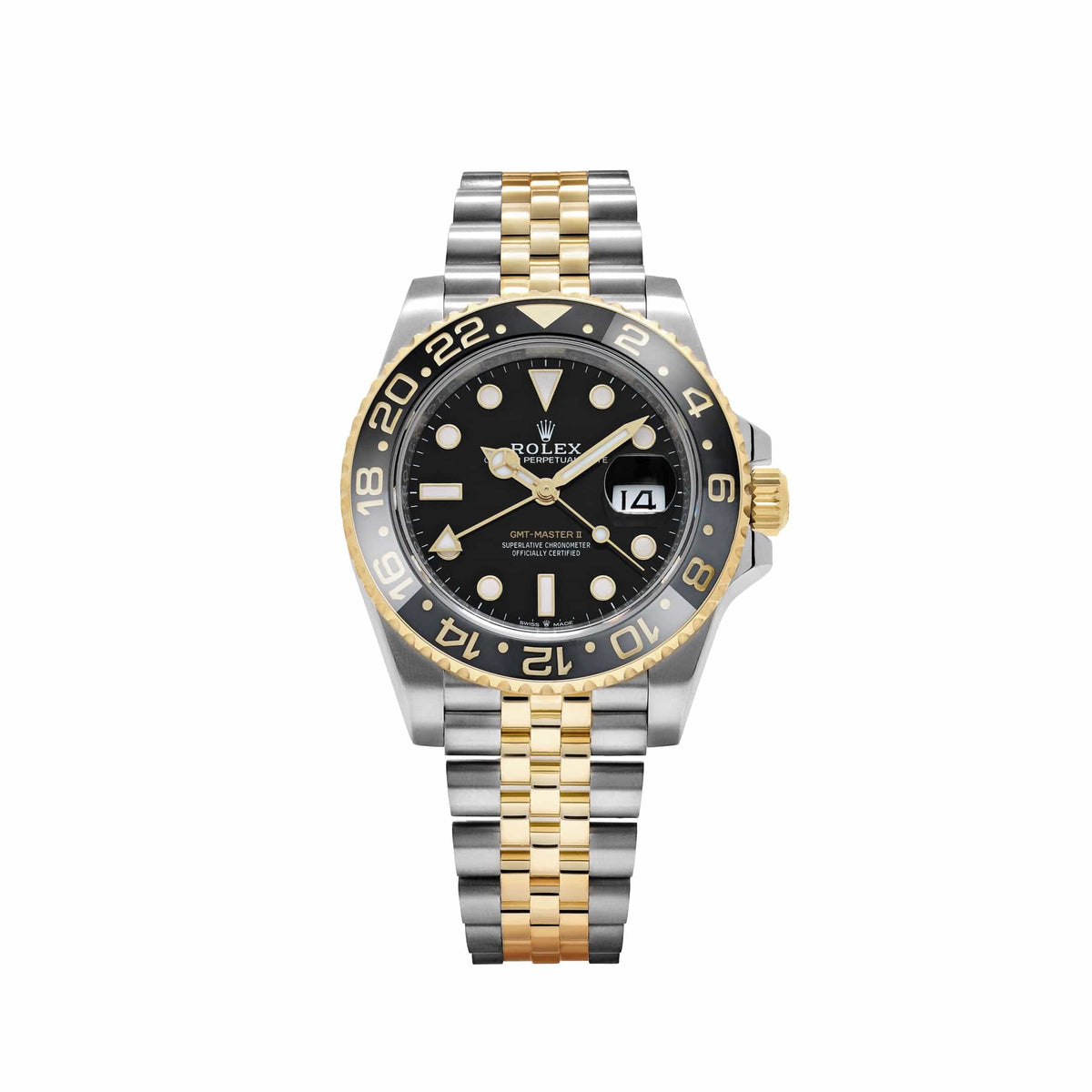 Rolex GMT-Master II 126713GRNR Stainless Steel Yellow Gold Black Dial Jubilee (2025)