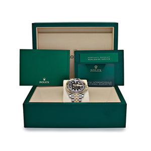 Rolex GMT-Master II 126713GRNR Stainless Steel Yellow Gold Black Dial Jubilee (2025) — foto 9