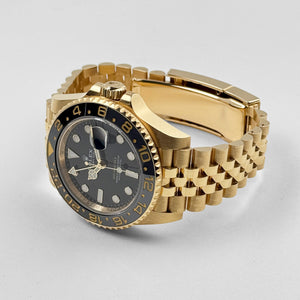 Rolex GMT-Master II 126718GRNR Yellow Gold Black Dial Jubilee (2023) — foto 6