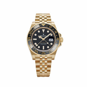 Rolex GMT-Master II 126718GRNR Yellow Gold Black Dial Jubilee (2023) — foto 1