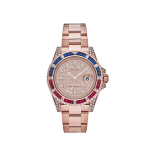 Rolex GMT-Master II 126755SARU Rose Gold Sapphire and Ruby — foto 1