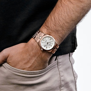 Rolex Land-Dweller 127235 Rose Gold Intense White Dial (2025) — foto 3