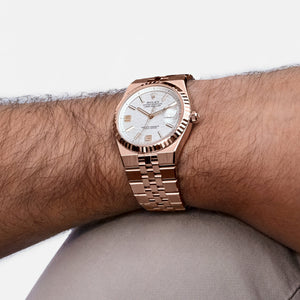 Rolex Land-Dweller 127235 Rose Gold Intense White Dial (2025) — foto 2