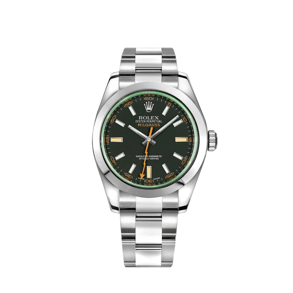 Rolex Milgauss 116400GV Stainless Steel Black Dial