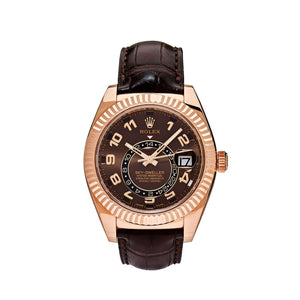 Rolex Sky-Dweller 326135 Rose Gold Chocolate Dial — foto 1