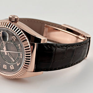 Rolex Sky-Dweller 326135 Rose Gold Chocolate Dial — foto 5