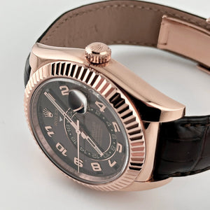 Rolex Sky-Dweller 326135 Rose Gold Chocolate Dial — foto 3