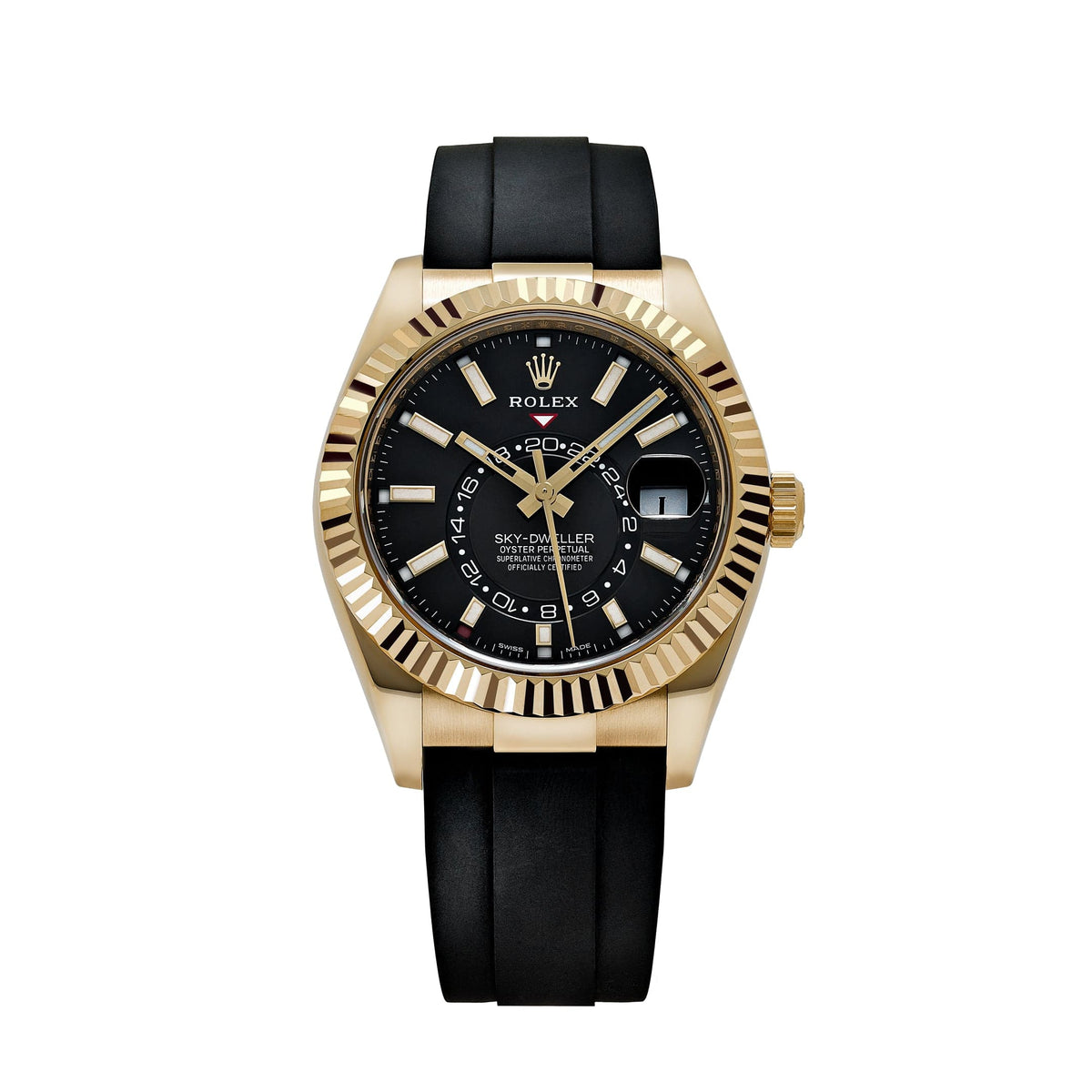 Rolex Sky-Dweller 326238 Yellow Gold Bright Black Dial (2022)