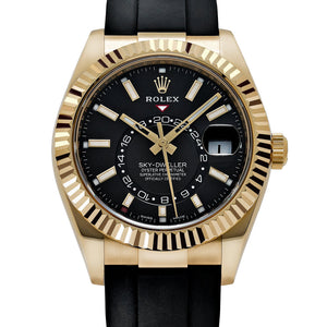 Rolex Sky-Dweller 326238 Yellow Gold Bright Black Dial (2023) — foto 3