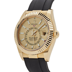Rolex Sky-Dweller 326238 Yellow Gold Champagne Dial — foto 3