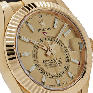Rolex Sky-Dweller 326238 Yellow Gold Champagne Dial — foto 4