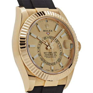 Rolex Sky-Dweller 326238 Yellow Gold Champagne Dial — foto 5