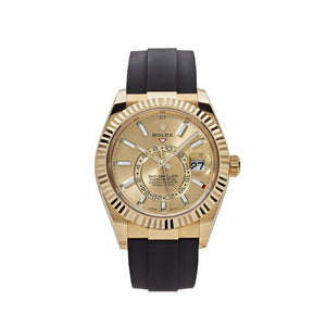 Rolex Sky-Dweller 326238 Yellow Gold Champagne Dial — foto 1