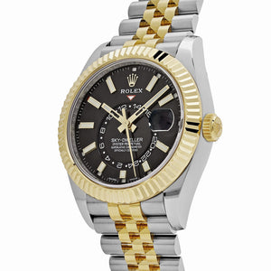 Rolex Sky-Dweller 336933 Stainless Steel Yellow Gold Jubilee Black Dial (2025) — foto 3