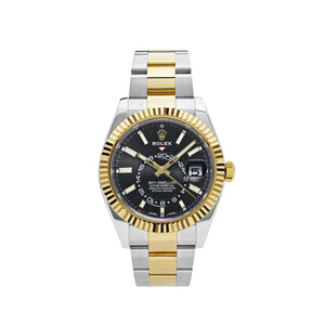 Rolex Sky-Dweller 326933 Stainless Steel Yellow Gold Black Dial — foto 1