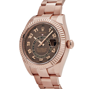 Rolex Sky-Dweller 326935 Rose Gold Chocolate Arabic Numeral Dial — foto 4