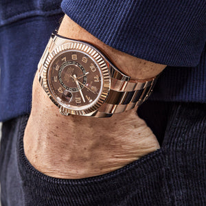 Rolex Sky-Dweller 326935 Rose Gold Chocolate Arabic Numeral Dial — foto 2