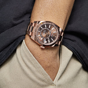 Rolex Sky-Dweller 326935 Rose Gold Chocolate Dial Oyster — foto 2