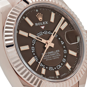 Rolex Sky-Dweller 326935 Rose Gold Chocolate Dial Oyster — foto 5