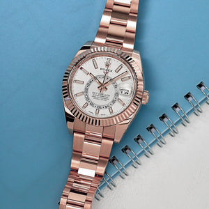 Rolex Sky-Dweller 326935 Rose Gold White Dial — foto 6