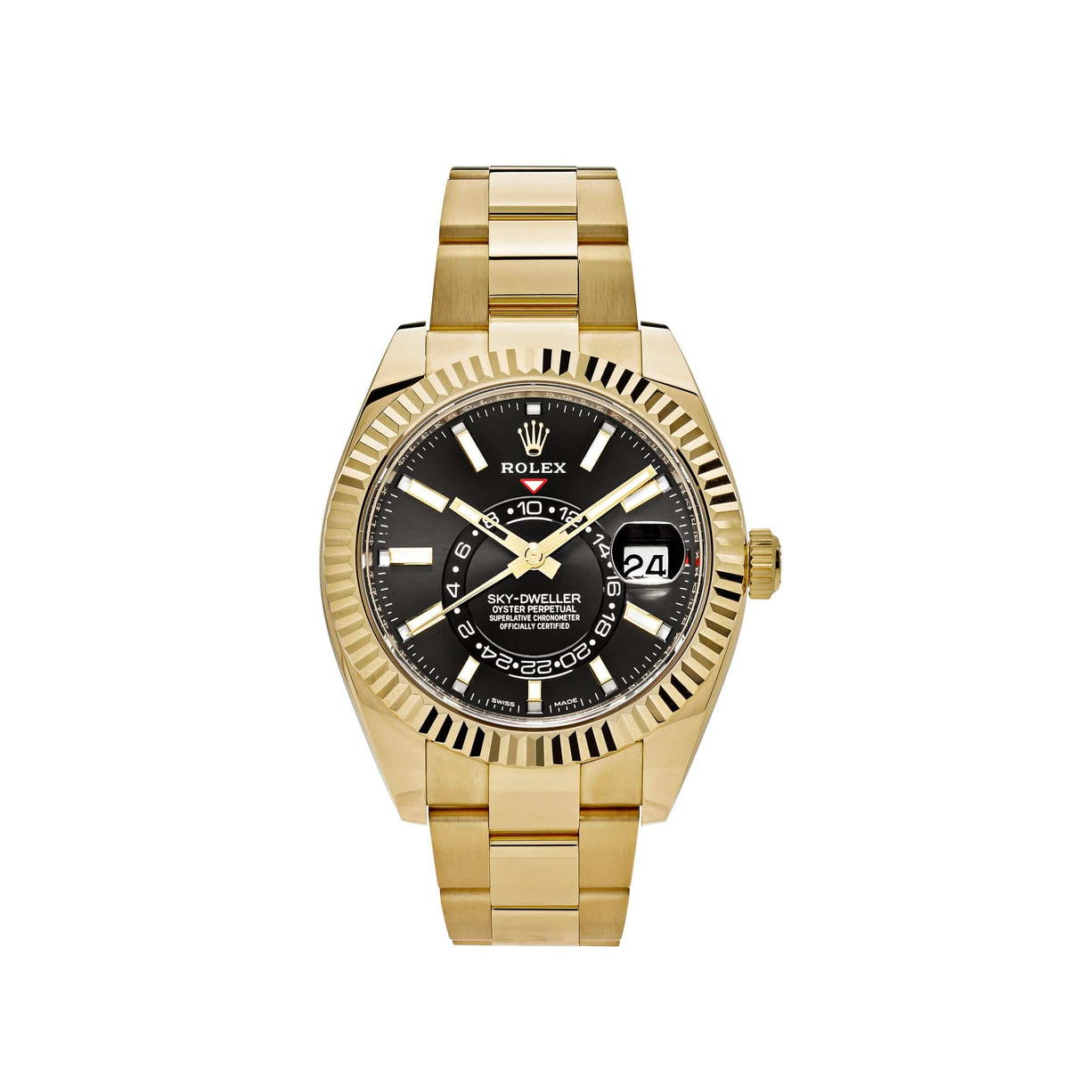 Rolex Sky-Dweller 326938 Yellow Gold Black Dial (2021)