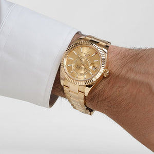 Rolex Sky-Dweller 326938 Yellow Gold Champagne Dial Oyster (2022) — foto 2