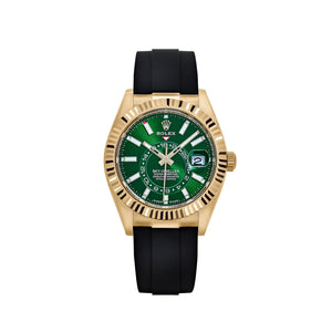 Rolex Sky-Dweller 336238 Yellow Gold Bright Green Dial (2026) — foto 1