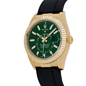 Rolex Sky-Dweller 336238 Yellow Gold Bright Green Dial (2026) — foto 3