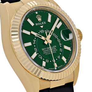 Rolex Sky-Dweller 336238 Yellow Gold Bright Green Dial (2026) — foto 5