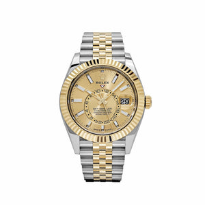 Rolex Sky-Dweller 336933 Stainless Steel Yellow Gold Jubilee Champagne Dial (2025) — foto 1