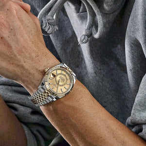 Rolex Sky-Dweller 336933 Stainless Steel Yellow Gold Jubilee Champagne Dial (2025) — foto 2
