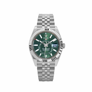 Rolex Sky-Dweller 336934 Stainless Steel Green Dial Jubilee (2024) — foto 1