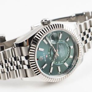 Rolex Sky-Dweller 336934 Stainless Steel Green Dial Jubilee (2024) — foto 7