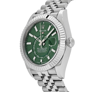 Rolex Sky-Dweller 336934 Stainless Steel Green Dial Jubilee (2024) — foto 5