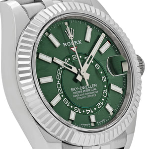 Rolex Sky-Dweller 336934 Stainless Steel Green Dial Jubilee (2024) — foto 7