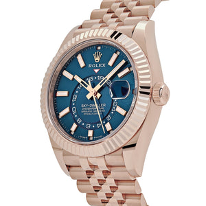 Rolex Sky-Dweller 336935 Rose Gold Blue-Green Dial Jubilee (2025) — foto 3