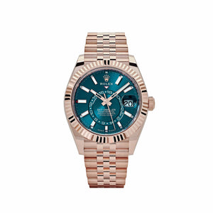 Rolex Sky-Dweller 336935 Rose Gold Blue-Green Dial Jubilee (2025) — foto 1