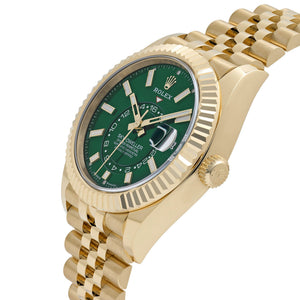 Rolex Sky-Dweller 336938 Yellow Gold Bright Green Dial Jubilee (2025) — foto 5