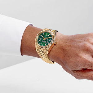 Rolex Sky-Dweller 336938 Yellow Gold Bright Green Dial Jubilee (2025) — foto 2