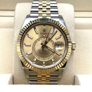 Rolex Sky-Dweller 326933 Stainless Steel Yellow Gold Champagne Dial — foto 2