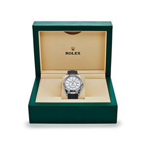 Rolex Sky-Dweller 336239 White Gold White Dial Oysterflex — foto 7