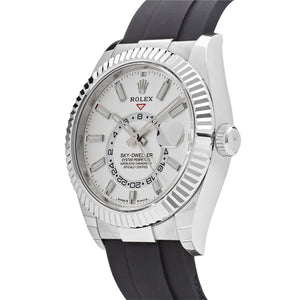 Rolex Sky-Dweller 336239 White Gold White Dial Oysterflex — foto 3