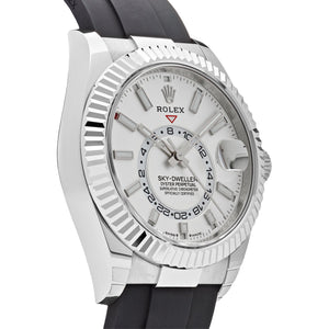 Rolex Sky-Dweller 336239 White Gold White Dial Oysterflex — foto 4