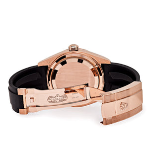Rolex Sky-Dweller 326235 Rose Gold Brown Chocolate Dial Oysterflex — foto 4